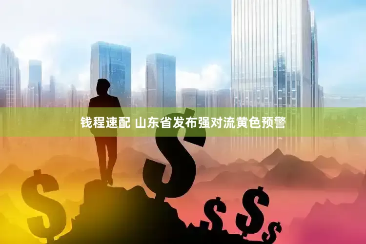 钱程速配 山东省发布强对流黄色预警
