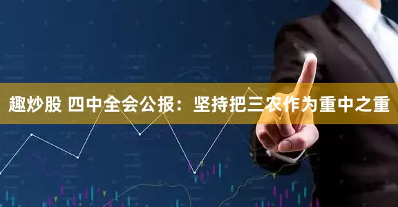 趣炒股 四中全会公报：坚持把三农作为重中之重